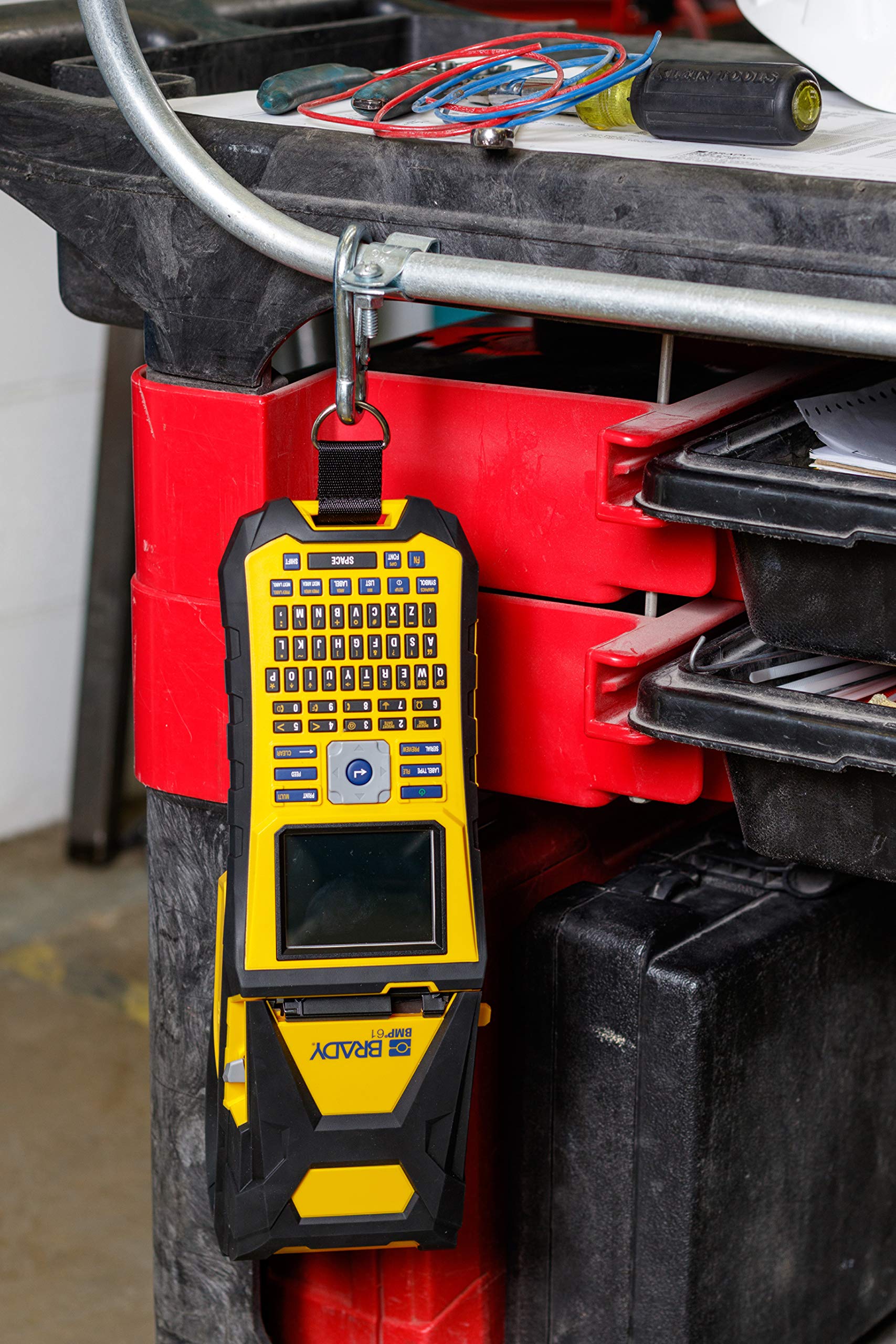 Brady BMP-Strap-1 BMP61 Label Printer Accessory Utility Strap, Black - Image 5