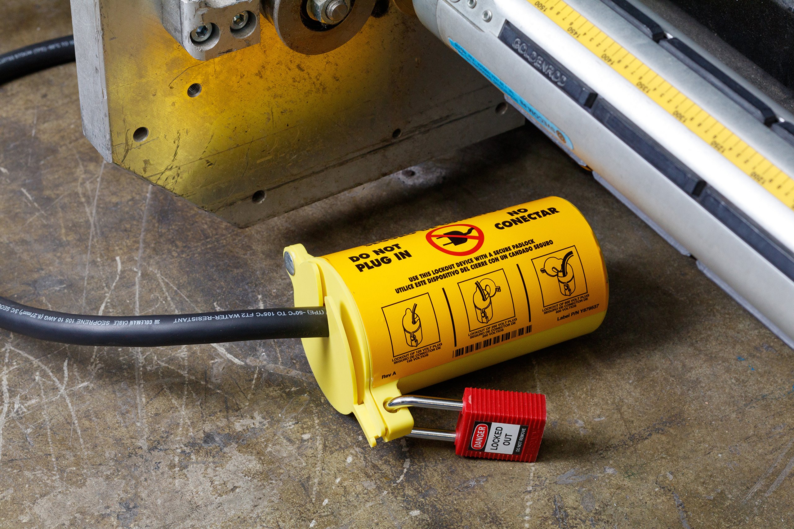 Brady - PLO23 Prinzing 3-in-1 Plug Lockout Yellow - Image 3